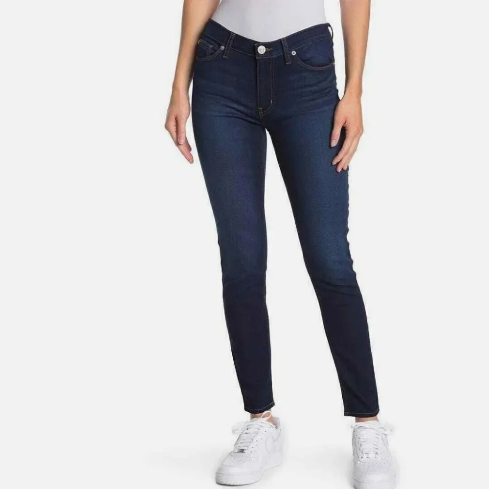 HUDSON NATALIE MID-RISE ANKLE‎ SKINNY-STRETCH JEANS Sz 31